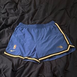 Orlando Magic Nike Blue Athletic Shorts with White Trim